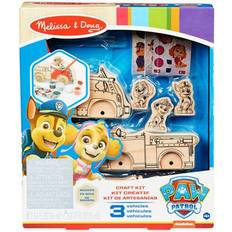 Melissa & Doug Magnetfiguren Melissa & Doug 33266 PAW Patrol Holzfahrzeuge Bastelset zum Bemalen und Bekleben