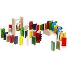 Haba Jeux de Construction Haba domino en bois course 263 pièces