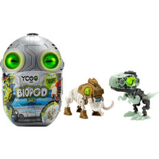 Plástico Robots Interactivos Silverlit plateado robot sorpresa Robosaurio Biopod 2 piezas al azar