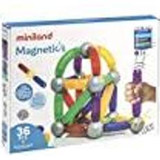 Miniland Spielzeuge Miniland 94105 Magnetic 36 Pieces, Multi-Color