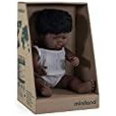 Miniland 31153 African boy 38 cm Doll with Underwear 31153, Colour