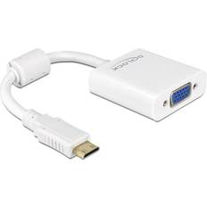 DeLock Ferrite 19 pin HDMI Mini-VGA M-F 0.2m