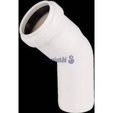 Bøjning PP 32mm-45gr hvid