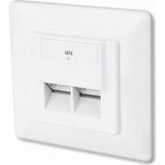 Tomas de Ethernet, Datos y Teléfono Digitus Conector Modular Wall Outlet Cat6