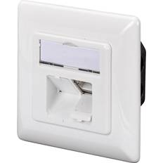 Digitus CAT 5e, Class D, wall outlet, flush mount