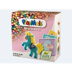 PlayMais Artesanías PlayMais Mosaic Dream Pony Kit de Manualidades para niños y niñas a Partir de 3 años 2300 Piezas y 6 Plantillas de Mosaico con encantadores Ponis estimula la Creatividad y Habilidades motoras