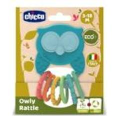 Plastique Jouets pour bébés Chicco Hochet hibou avec anneaux