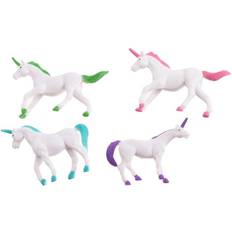 Unique Party 84721 Plastic Unicorn Party Bag Fillers, Pack of 8