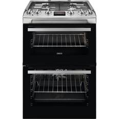 A Gas Cookers Zanussi ZCK66350XA Stainless Steel