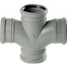 Uponor HTP dobb.grenrør 88° 110mm grå