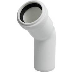Bøjning hvid HT/PP 45° Ø32 mm