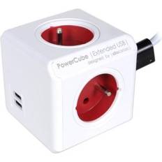 Powercube PowerCube Extended USB 1.5 meter (Type E) Red