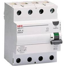 AEG Fejlstrømsafbrydere AEG Pfi-afbryder Ac 40/300ma/4p