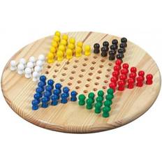 Philos Board Games Philos 3113 Puzzle Games Halma, Round, Light Brown