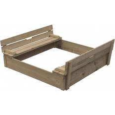 Swing King sandlåda Robert120 x 120 x 25 cm FSC träämne