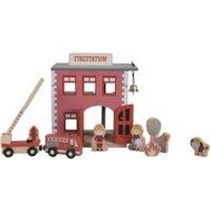 Little Dutch Set da gioco Little Dutch Railway Train Extension Firestation