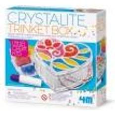 4M 404768 Little Craft Crystalite Trinket Box, Multi Colour