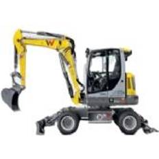 Metallo Trattori Siku Wacker Neuson EW65 Mobilbagger