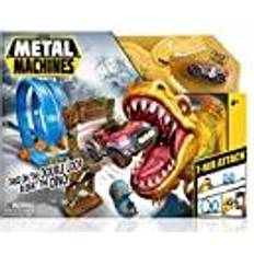 Metal Conjuntos de juego The Works Large Metal Machines T-Rex Attack Playset