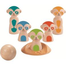 Plantoys Utomhusleksaker Plantoys Bowlingspel Meerkat Bowling