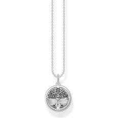 Thomas sabo tree of love Thomas Sabo Tree of Love Necklace - Silver/Transparent