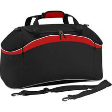 Reflectors Duffle Bags & Sport Bags BagBase Teamwear Holdall Bag - Black/Classic Red/White