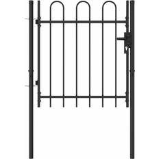 Stahl Tore vidaXL Fence Gate Single Door with Arched Top 100x150cm