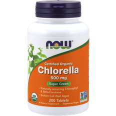 NOW Chlorella 500mg 200 Stk.