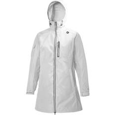 Blanco - Mujer Chubasqueros Helly Hansen Chaqueta Larga Belfast Jacket Women's - White