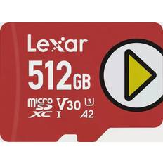 LEXAR microSDXC Cartes mémoire LEXAR Play microSDXC Class 10 UHS-I U3 V30 A2 512GB