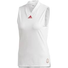 Dame - Tennis Singleter Adidas Engineered Tank Top Women - White/Scarlet