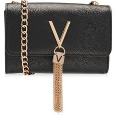 Valentino Bags Fold Over Divina Bag - Nero/Gold