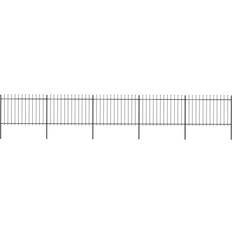 Clôtures vidaXL Garden Fence with Spear Top 850x170cm