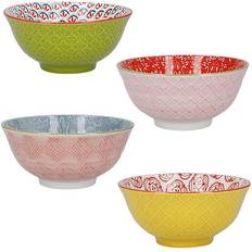 KitchenCraft Brights Patterned Saladier 15cm 4pcs