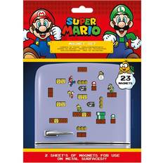 Métal Figurines Magnétiques Nintendo SUPER MARIO-MAGNET SET-MUSHROOM KINGDOM