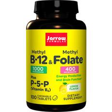 Jarrow formulas b12 Jarrow Formulas Methyl B-12 & Methyl Folate Lemon 100 stk