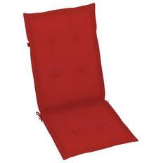 vidaXL 314110 Stolehynde Rød (120x50cm)