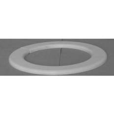 Gennemføring, hvid plast Ø160 mm