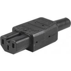 783/sw Hot wire connector 783 Socket, straight Total number of pins: 2 PE 10 A Black 1 pc(s)