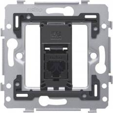 Niko Servodan 1 rj45-connection utp cat. 6a flat model incl. base 71 x 71 mm with screw fixing