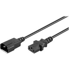 Iec 60320 c14 MicroConnect forlængerkabel til strøm IEC 60320 C14 til IEC 60320 C13 2 m