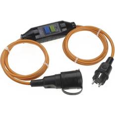 Bachmann 341.880, 3 m, 1 AC stikkontakt(er) Sort, Orange, 250 V, 16 A, 3600 W