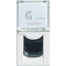 Legrand Mosaic Dataudtag Kat.6 UTP 1M, Hvid