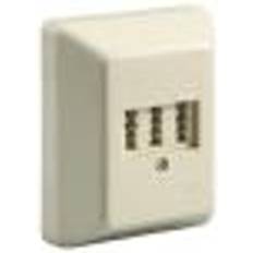 Goobay Stikdåser & Forlængerledninger Goobay 3x TAE-NFN wall plate<br>screw mount