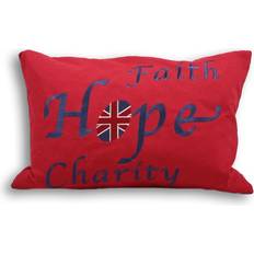 Red Cushion Covers Riva Home Faith Cushion Cover Red (50x35cm)