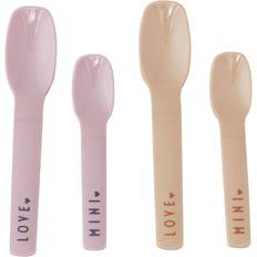 Design Letters Soins Bébé Design Letters Mini Favourite Ecozen Spoon Set