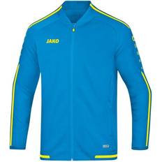 Blåa - Dam - Fotboll Jackor JAKO Striker 2.0 Leisure Jacket Unisex - Blue/Neon Yellow