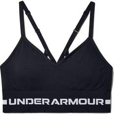 Under Armour Seamless Low Long Bra - Black - Female