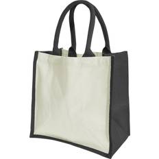 Westford Mill Printers Midi Jute Bag - Black