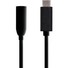 Cables Aisens USB C-3.5mm M-F 0.2m